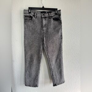 Kendall & Kylie Charcoal Icon High Rise Straight Jeans